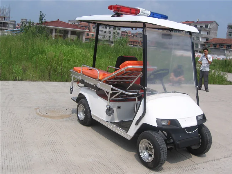 4kw powerful rescue ambulance golf cart vehicle with wholesale price/good price ambulance car for hospital