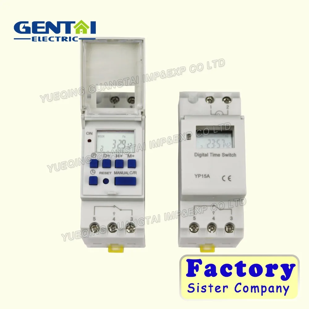 Weekly or Daily Mechanical Digital Programmable Timer Switch 220V 20A 16A Time Control Types of Timer Switch with Battery