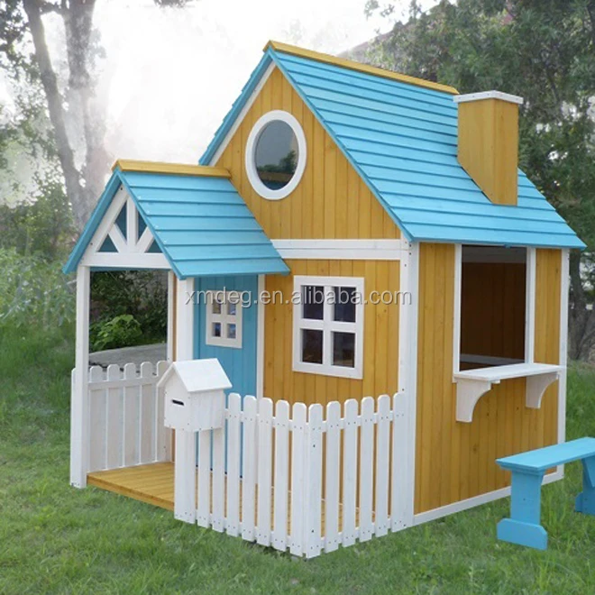 Backyard Kids Play Toy Wooden House Children Play Cubby House
