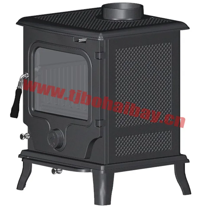 Secondary combustion cast iron material own factory freestanding stove