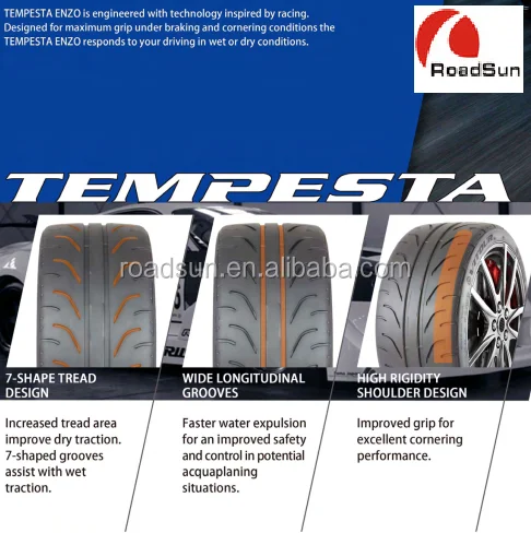 High Quality Sizes from13' to17' Semi Slick Tyres Racing slicks 195/50 R15 slicks tires for sale