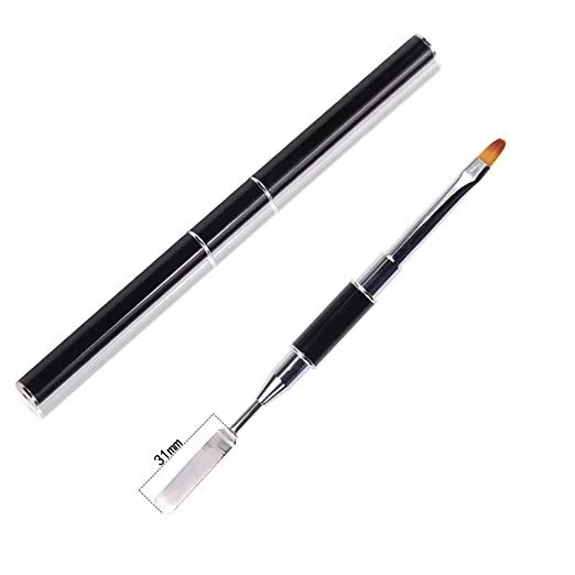 Кисть для макияжа и захват двухсторонняя кисть ногтей инструмент наращивания акриловых УФ