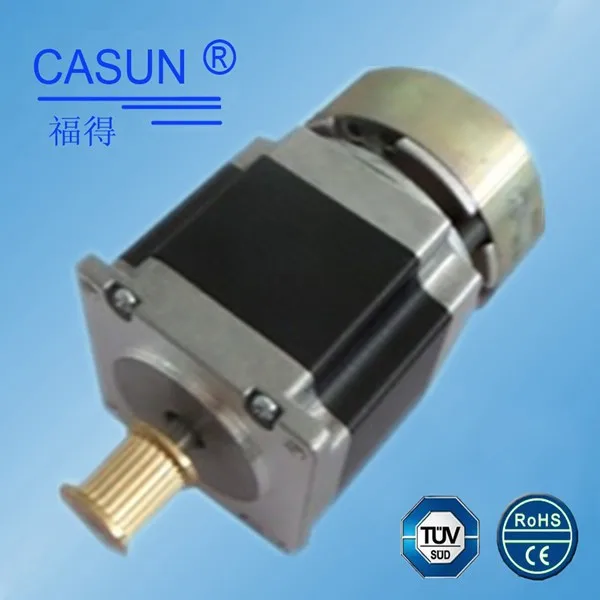 24v мотор-редуктор с тормозом шкив 1000mn. м в нема 23 2 фазы шагового двигателя