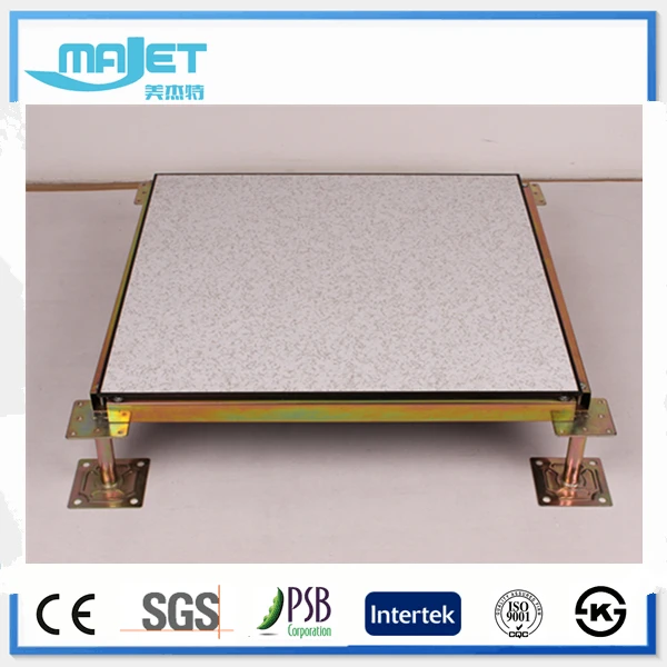 Changzhou HPL finish call center raised floor price steel cement panel 600x600mm