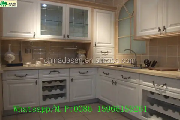 White melamine kitchen cabinet