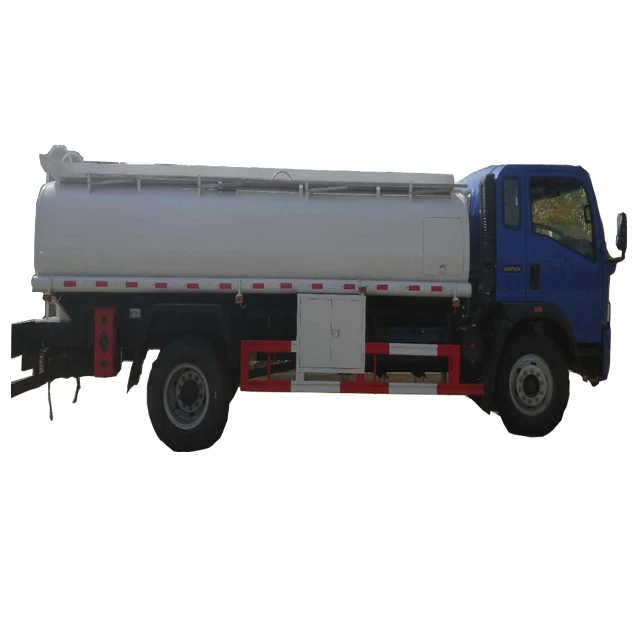 Euro II 4X2 HOWO 10000 liters refuel tank truck 2 axles 10cbm fuel bowser tanker truck 10t oil tank truck for sale