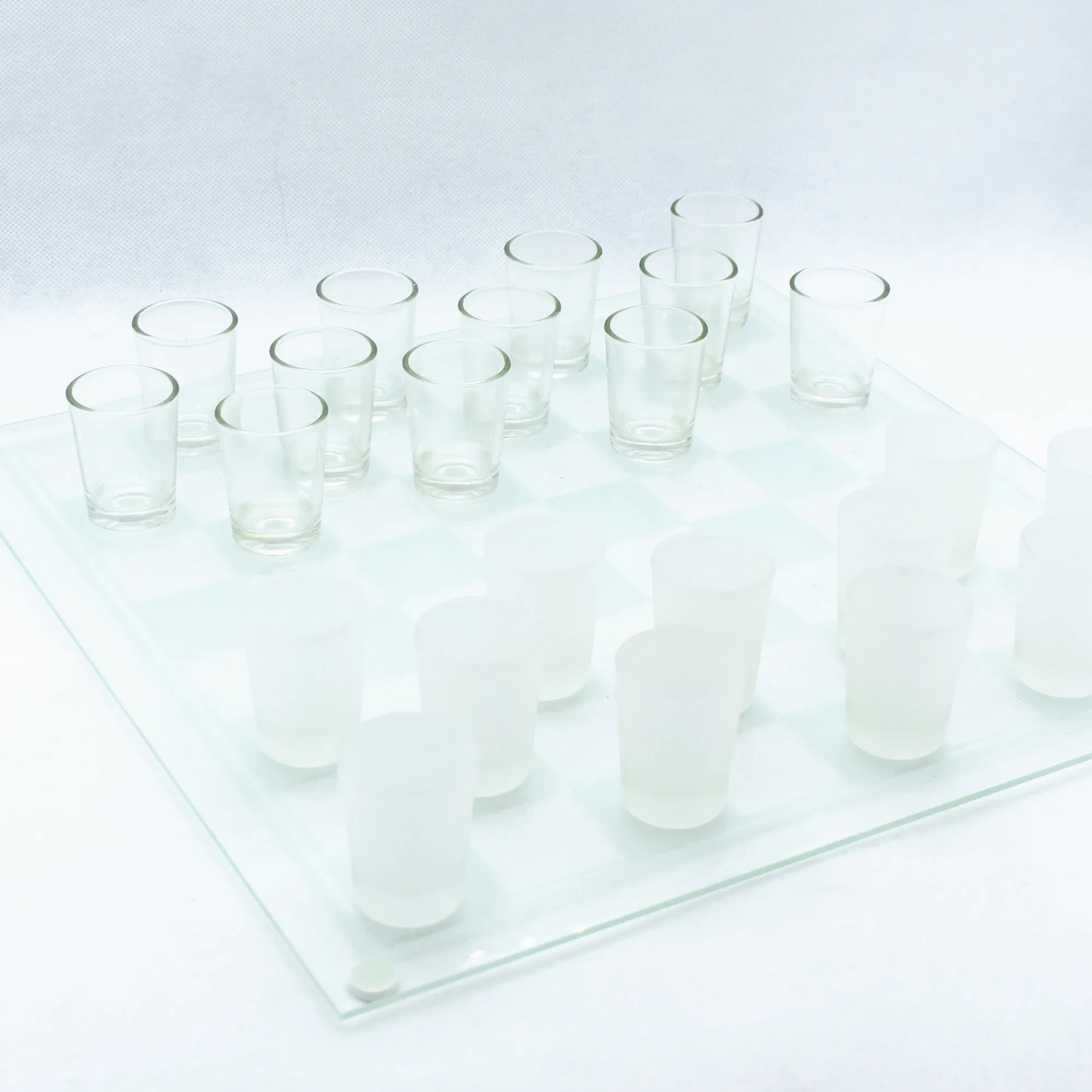 35*35 cm chess set and board shot glass chess game checker