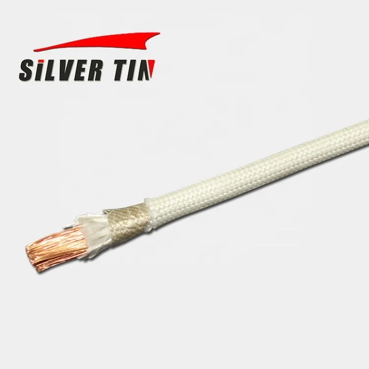 high temperature fiberglass braid mica tape wire