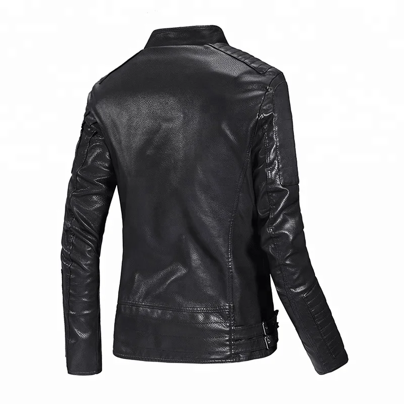Manufacturers Wholesale Motorcycle Racing Faux Men Leather Jakets
