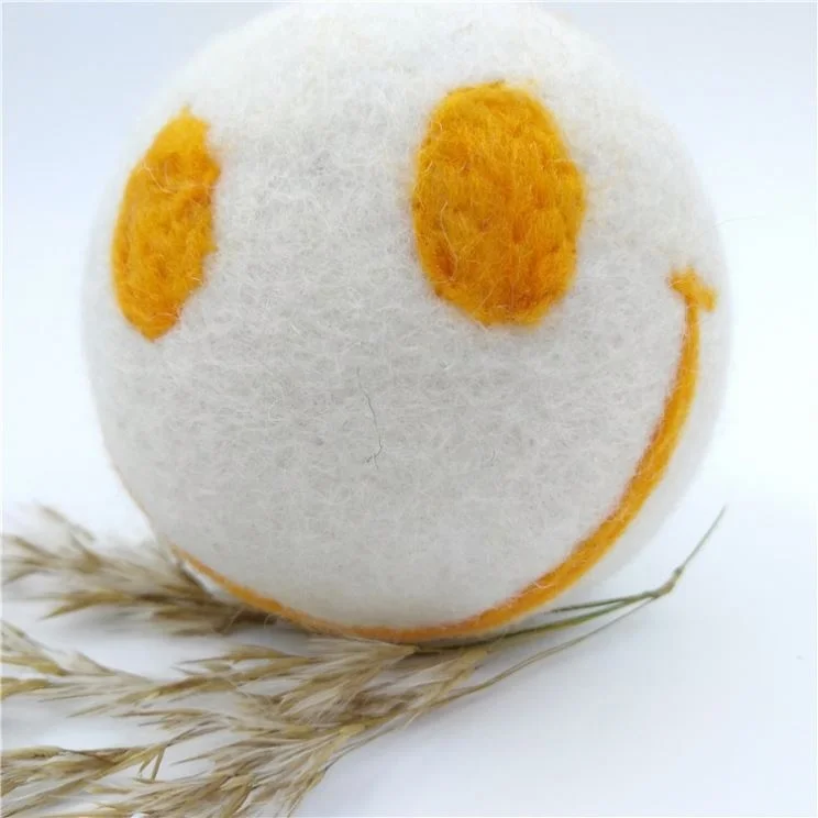 Оптовая цена, 6 упаковок, 100% натуральная Органическая новая зеландийская шерстяная сушилка для белья, шарики с эфирным маслом лаванды