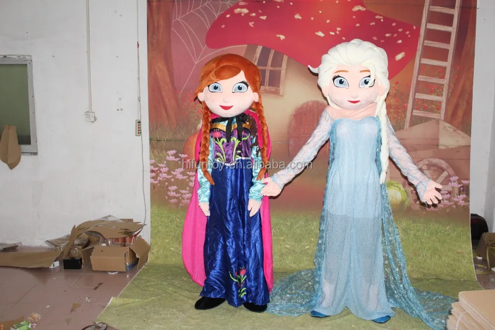 Funtoys CE Frozen Elsa Dress Cosplay Mascot Costume