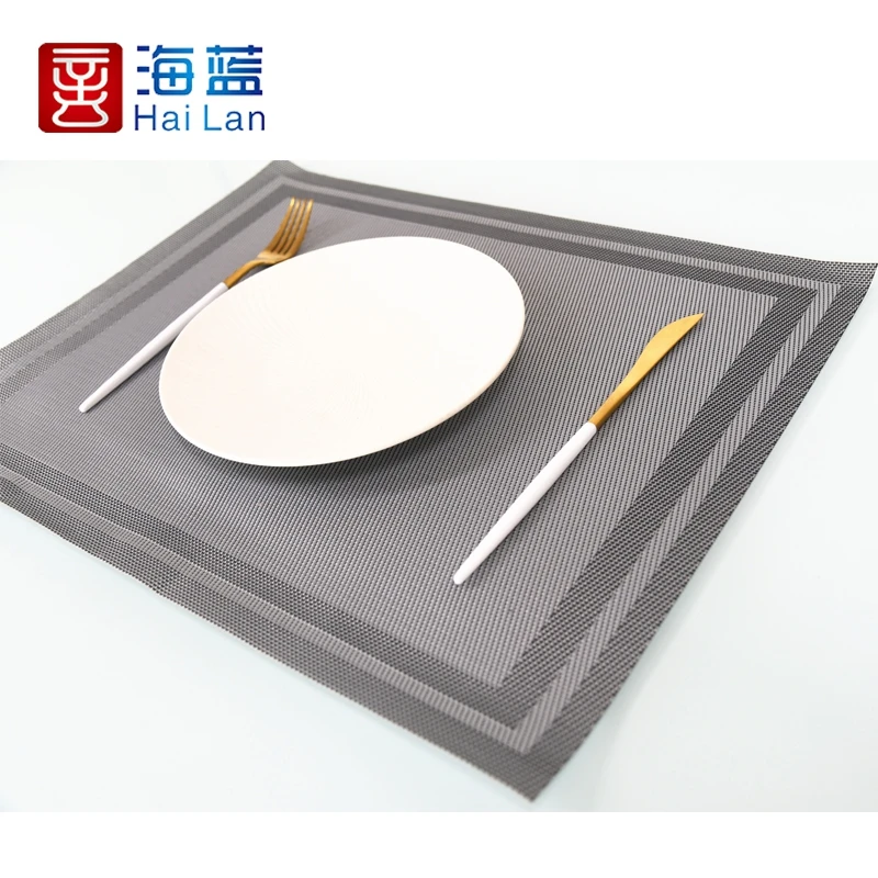 Family Use Christmas Felt Table placemat placemats Pvc With