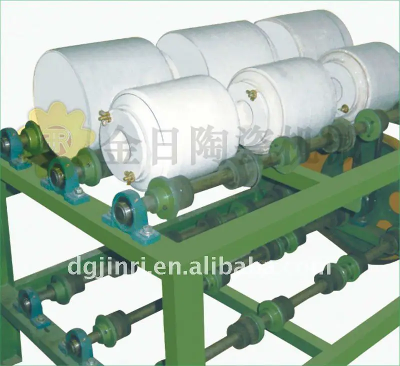 six jars ceramic material grinder ball mill machine