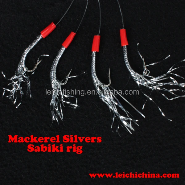 wholesale high qualtiy fishing hook Mackerel Silvers sabiki rig