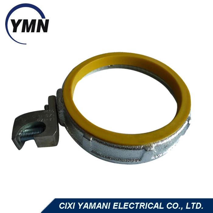 Zinc Plated Malleable Iron Grounding Bushing with Insulated Throat