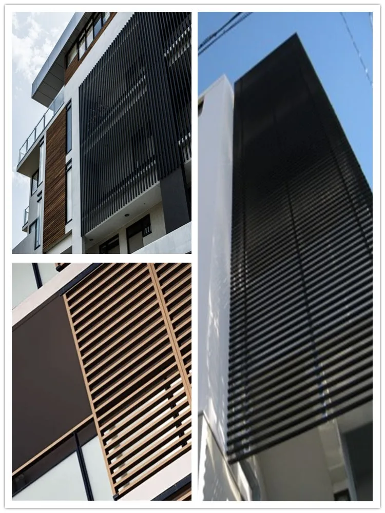 
OEM Wood Plastic Composite Waterproof Louver Roof 