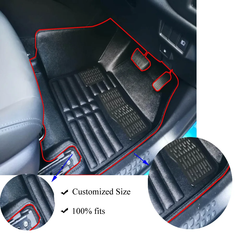 
5d For Chevrolet Malibu High Quality Of Best Price Right Hand Drive Carpet Floor Mat Special Car Mats For Chery Qq 