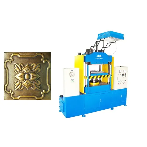 New design decorative 3d wall panel machine/ 3d leather wall panel making machine/fabric embossing machine