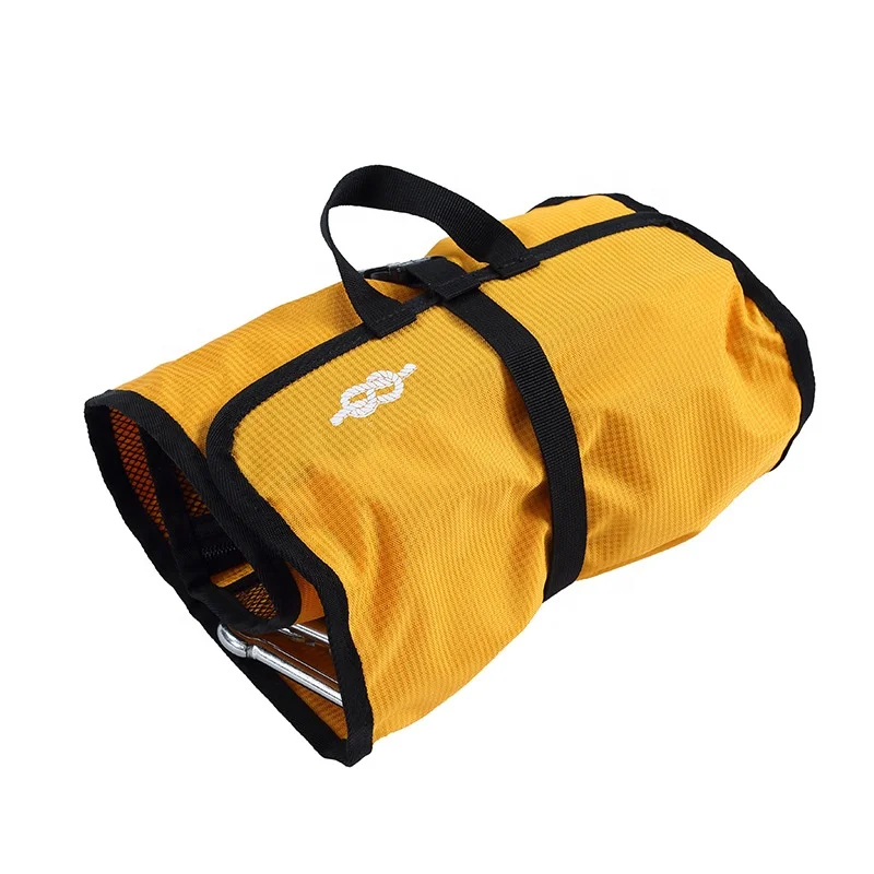 Rock Climbing Mountaineer Carabiner Rope Equipment Organizer Storage Bag