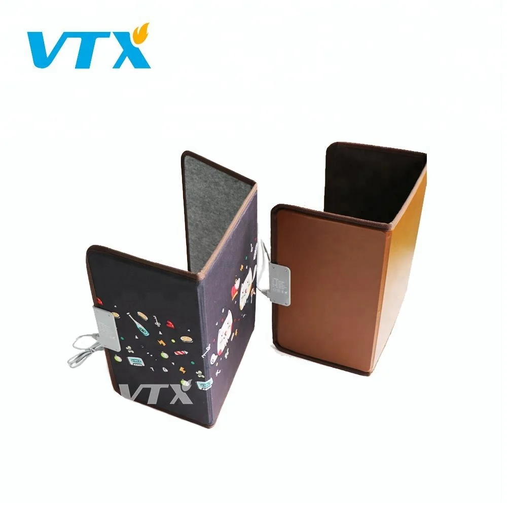 High Quality Tip-Over Protection Massage Electric Leg Warmer, Heat And Massage Pad with heating film