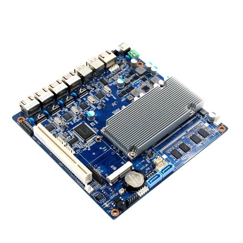 fanless 4 lan intel atom D2550 industrial mini itx firewall router server motherboard with onboard 4GB RAM