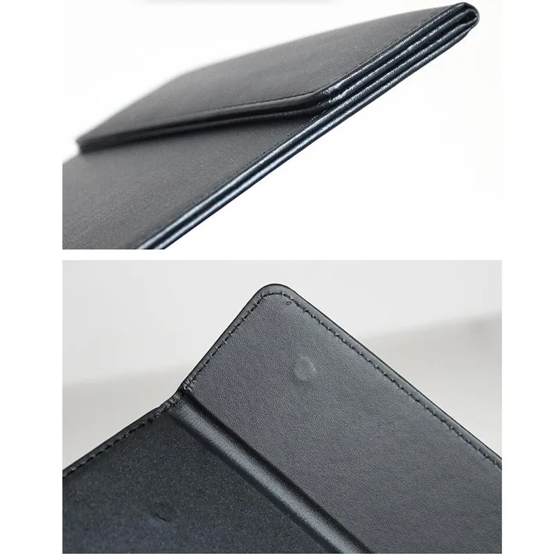 A4/A5 File Paper Clipboard Folder Hardboard Cover PU Leather With Pen Holder