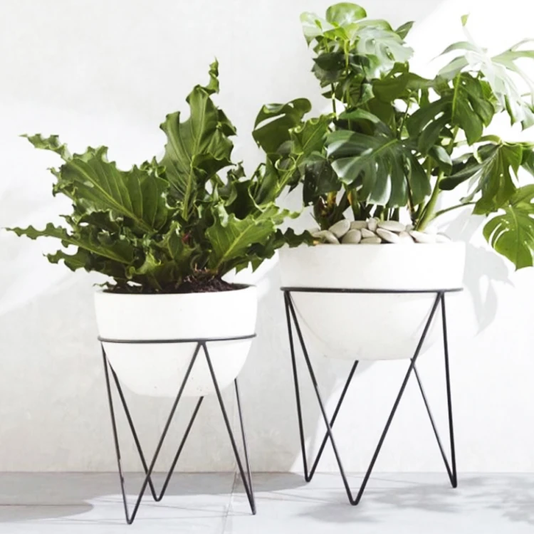  Кованые железные декоративные держатели для цветочных горшков с порошковым покрытием от производителя