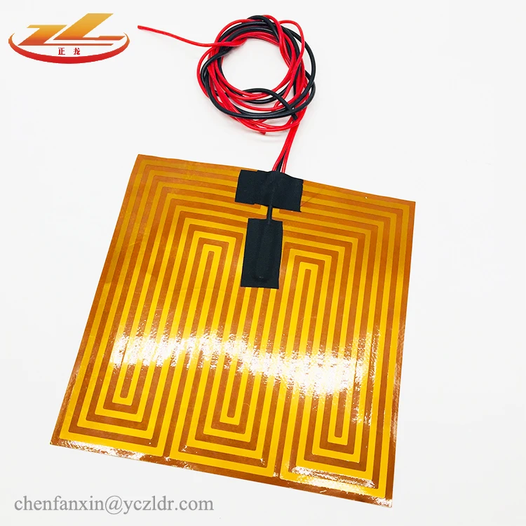 12v 130w flexible polyimide film heater