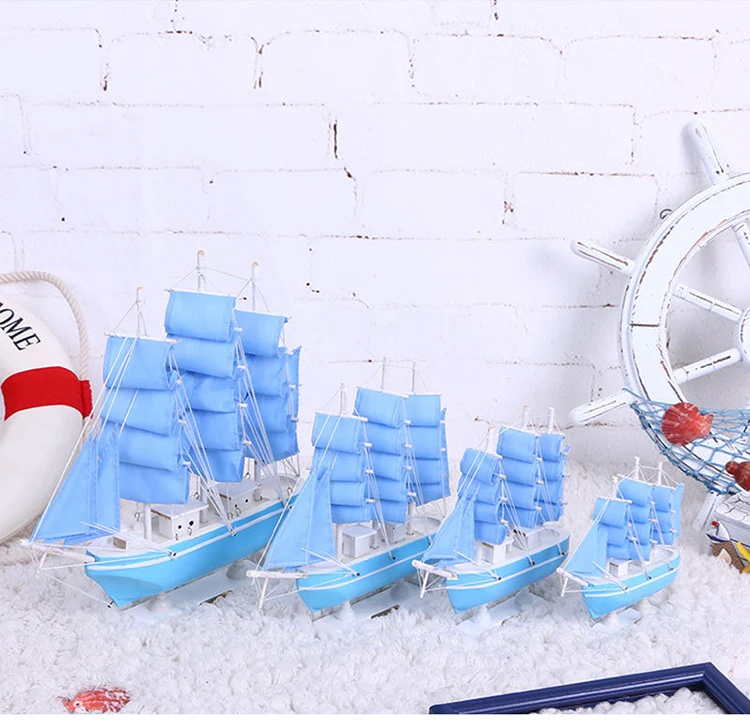 
Home decor sailing boat wooden ship model for decoration 