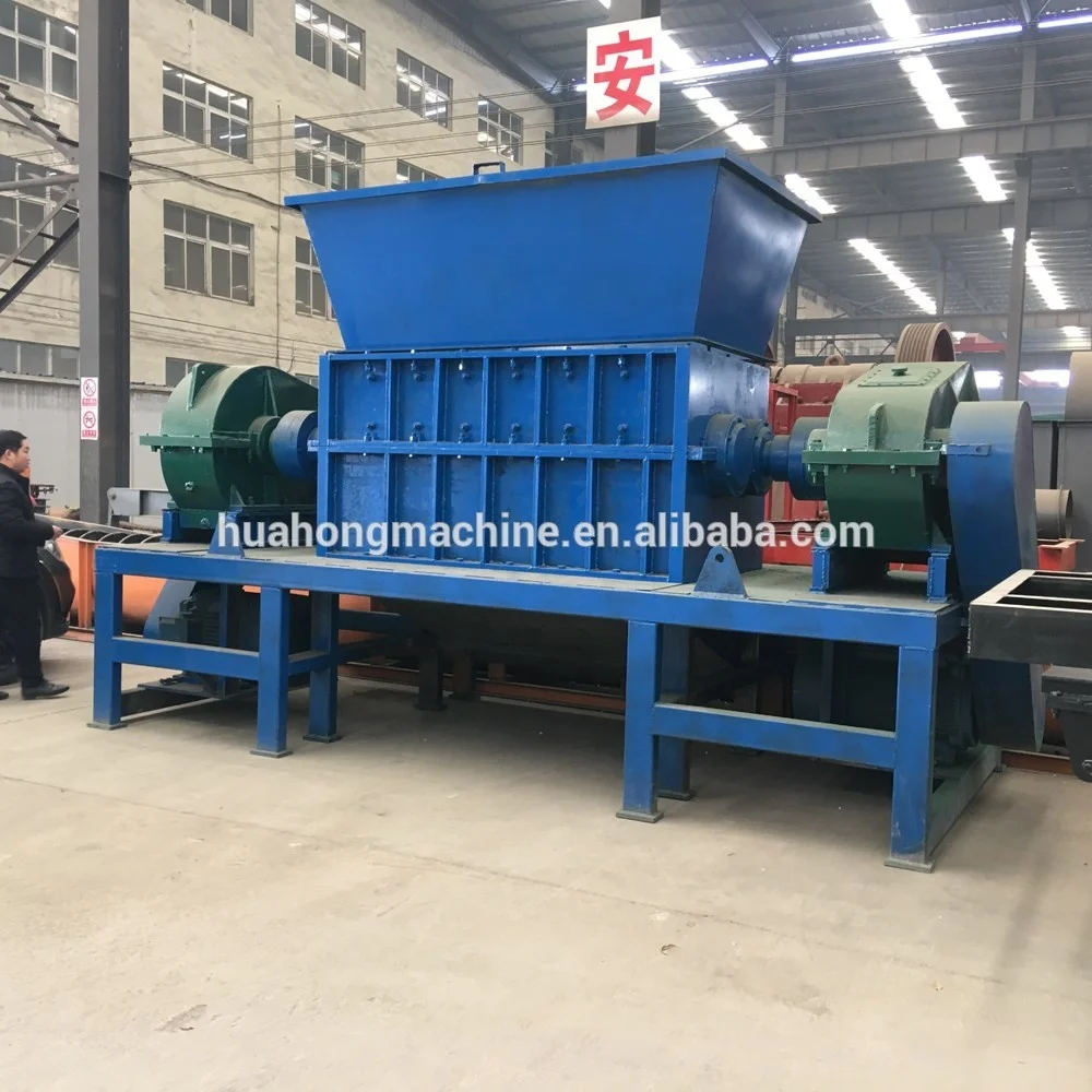 4 shaft waste plastic shredder, 4 shaft shredder machine for sale