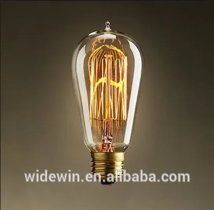 Hot sales 60W ST64 110V Vintage Antique Edison Light Bulb 24pcs/lot