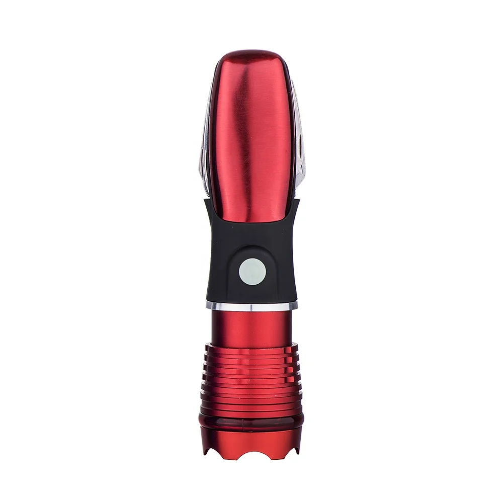 
Head Aluminum 120 Lumen Zooming Self Defensive Flashlight Led 