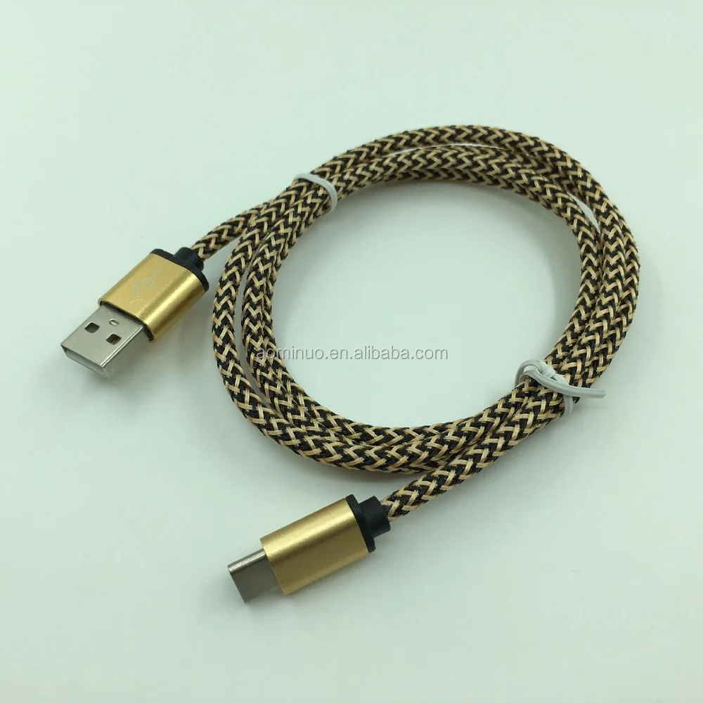 3FT/1 м usb кабель с нейлоновой оплеткой 2.4A быстрой зарядки usb type C кабель для зарядного устройства и синхронизации данных шнур для Samsung Galaxy S8 S8 + для Google Pixel