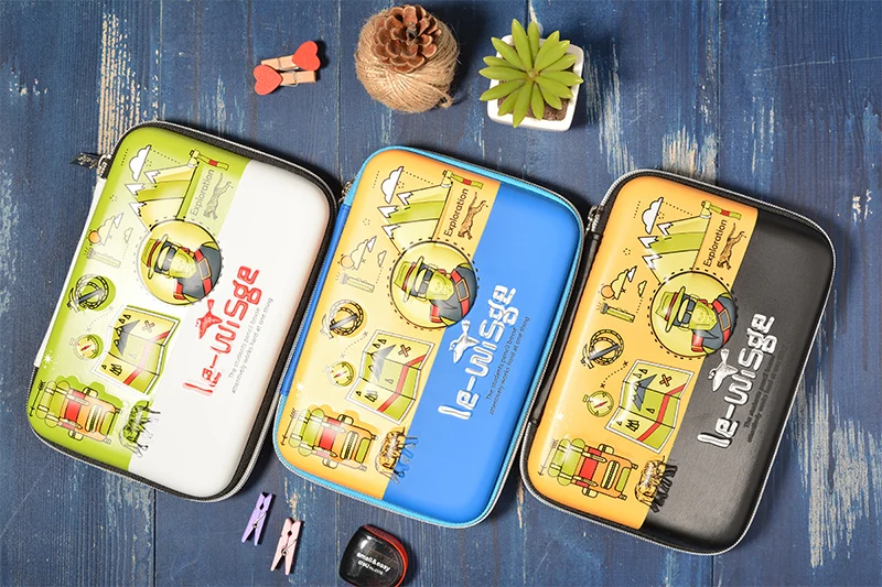 2019 New styles promotional pencil case   marvel  EVA  black pencil pouch for kids