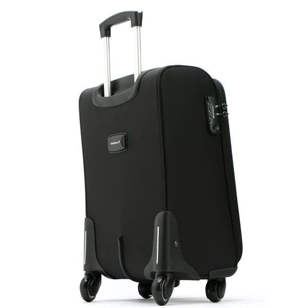 Durable nylon trolley case elegant spinner caster suitcase travel luggage suitcase trolley