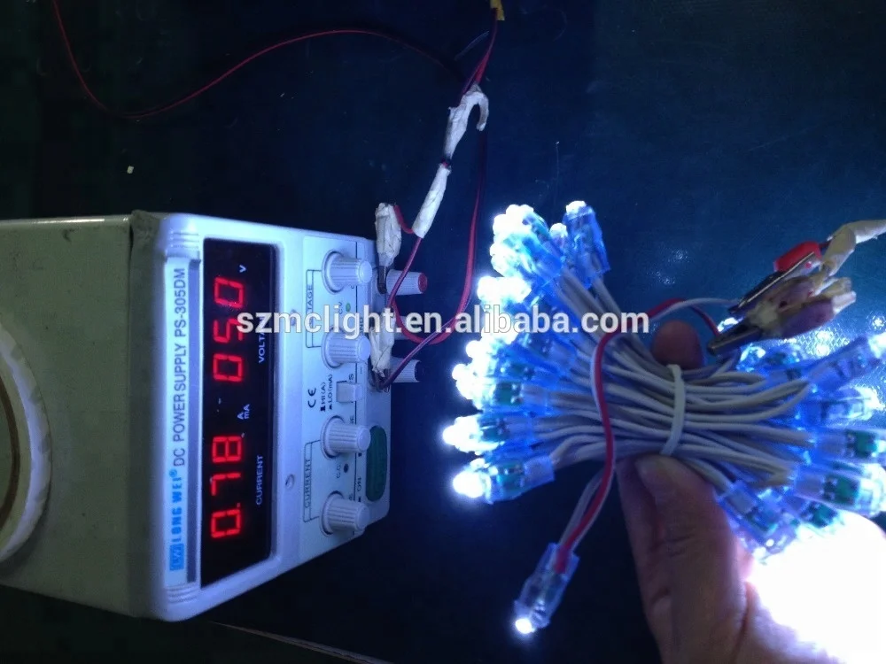 punching hole 12MM led pixel light outdoor for signal logos