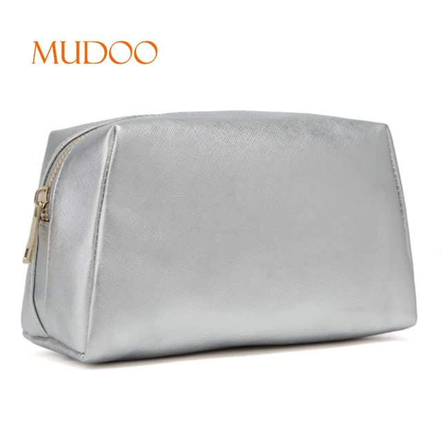 Pink PU Cosmetic Bag Waterproof Makeup Bag Customized