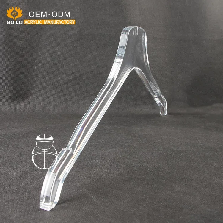 Роскошная прозрачная Хрустальная вешалка на заказ/акриловая вешалка для одежды