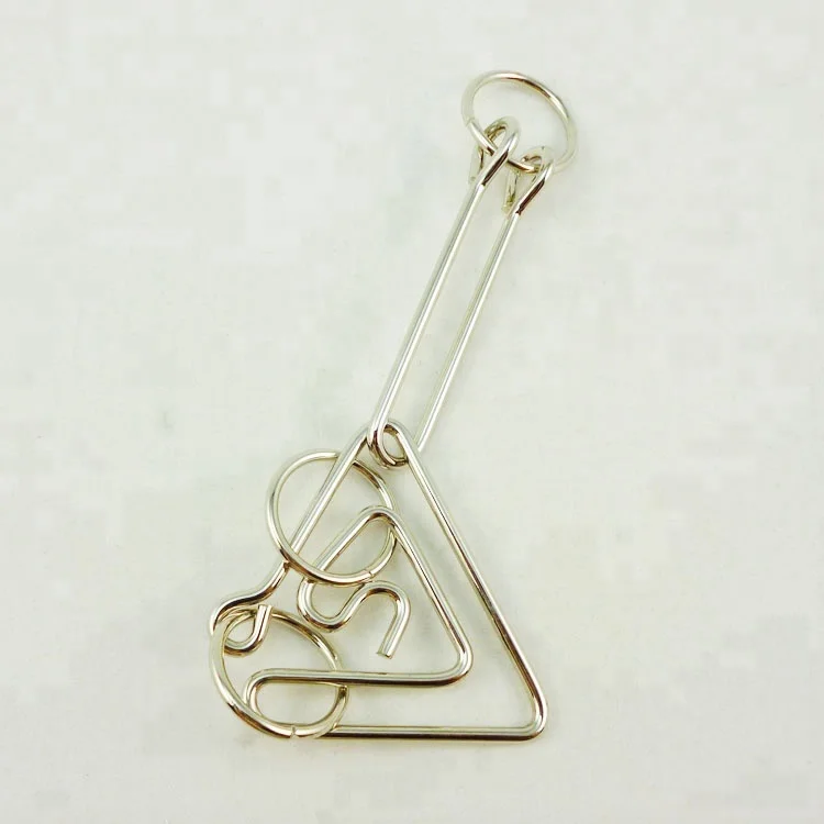 Набор металлических интеллектуальных колец-пазлов Brain Teasers