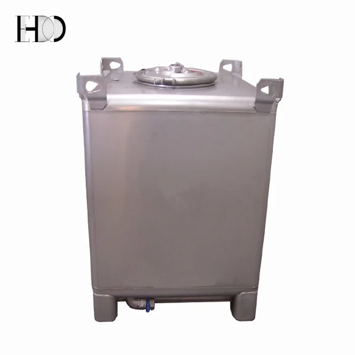 UN Certificated Stainless Steel drum IBC Tank container