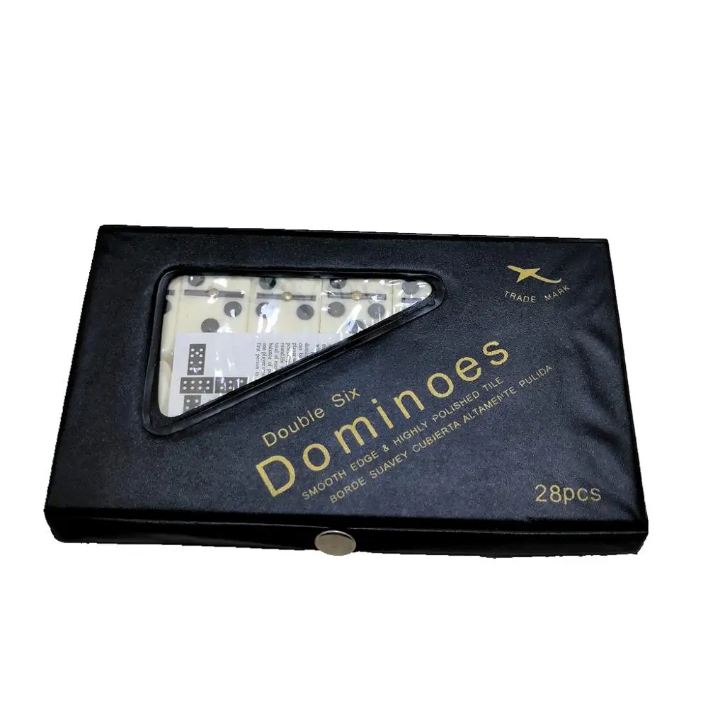 Popular Custom Melamine Domino Double Six Sets