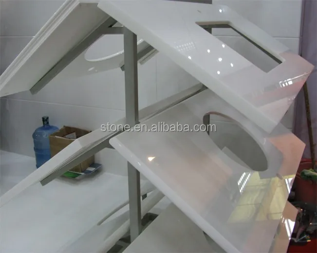 
Nano Crystallized White Glass Nanoglass Countertop Vanity Top 