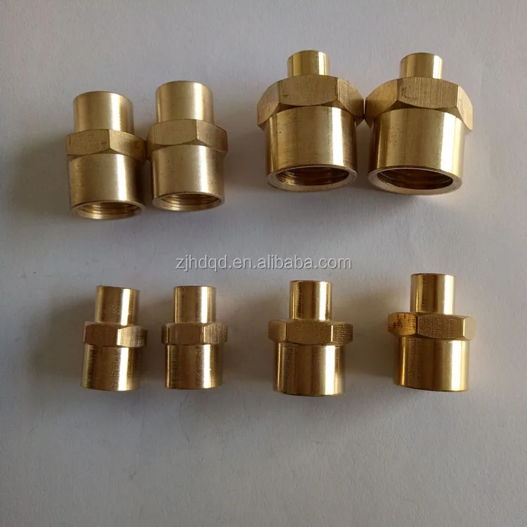 Brass extension pipe fittings ,customsized nipple brass connector ,brass M/F Reducing extension sockets