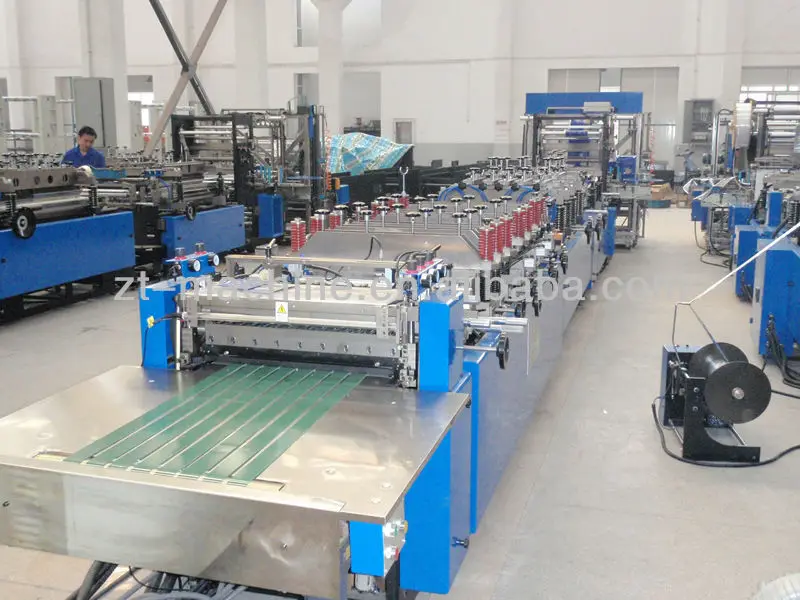 GSD600-LSC пластиковые фильм три стороны печать, встаньте мешочек, молния уплотнения чехол машина