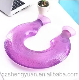 
China U shape hot water bottle with cover 