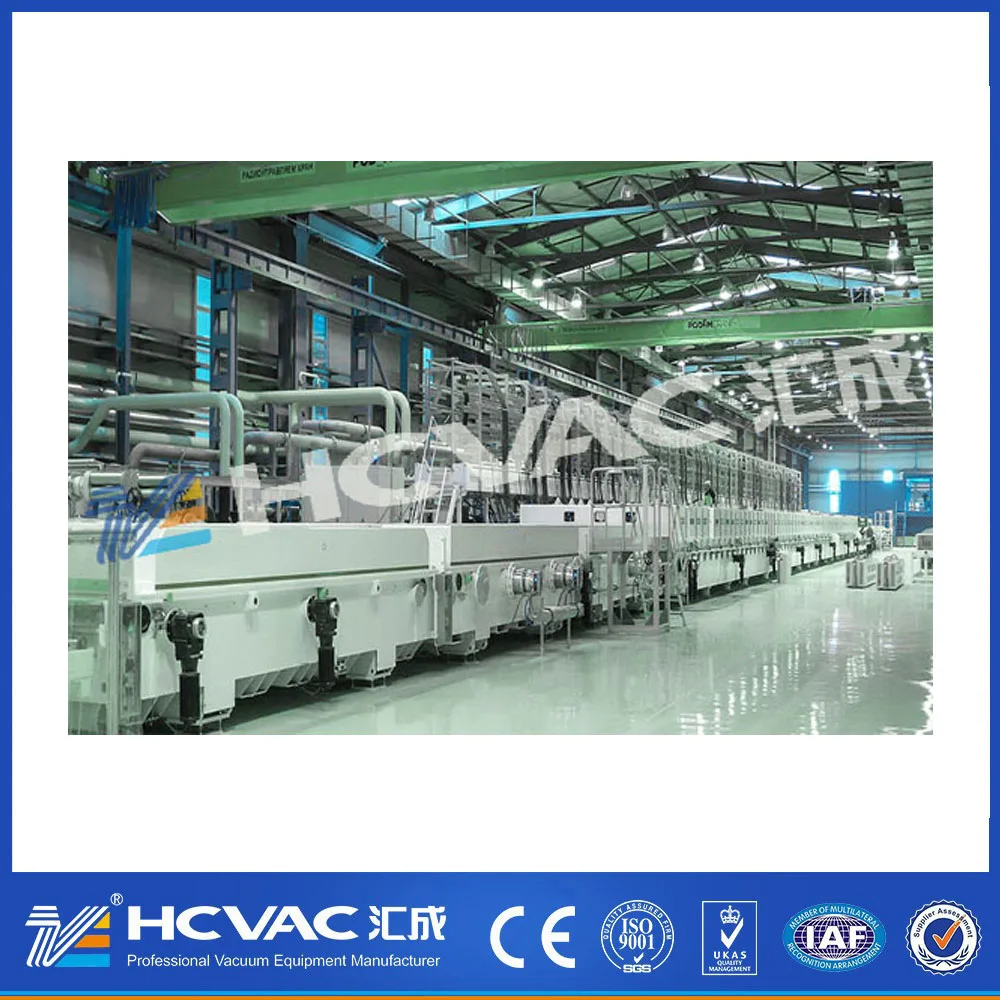 Plane Glass Mirrors Curved Glass Mirrors Inline Vacuum sputtering coating line