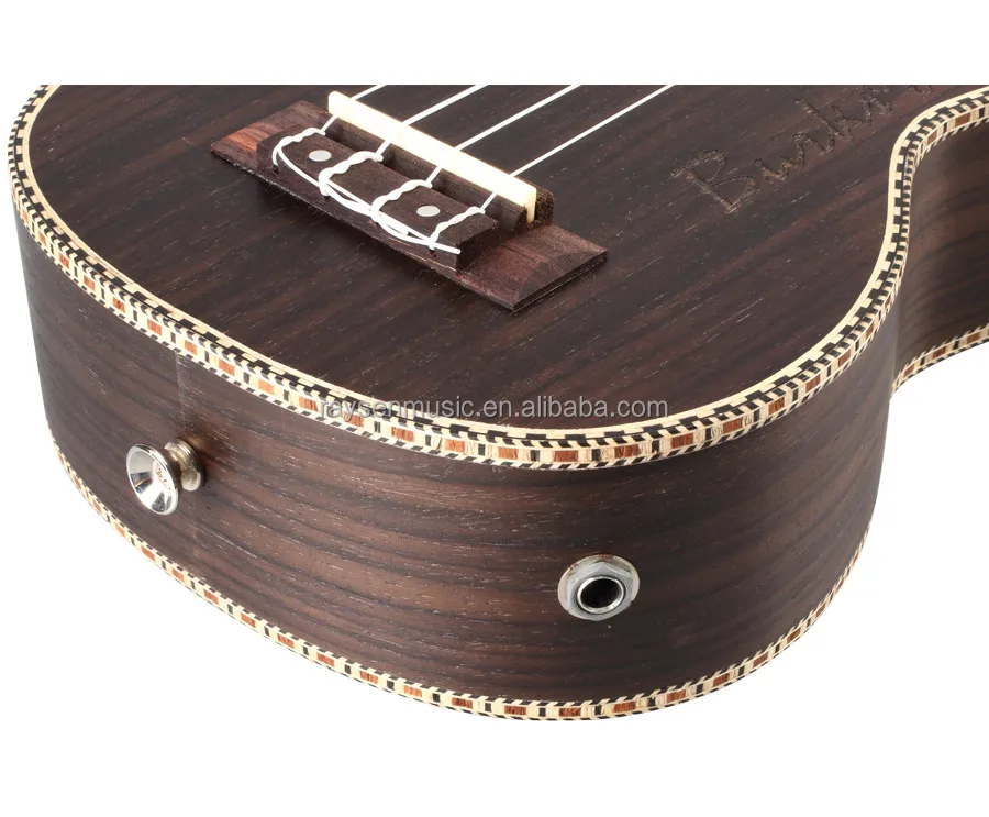 Rosewood Electric Ukulele concert Tenor size Children Toys Wooden Musical Instrument