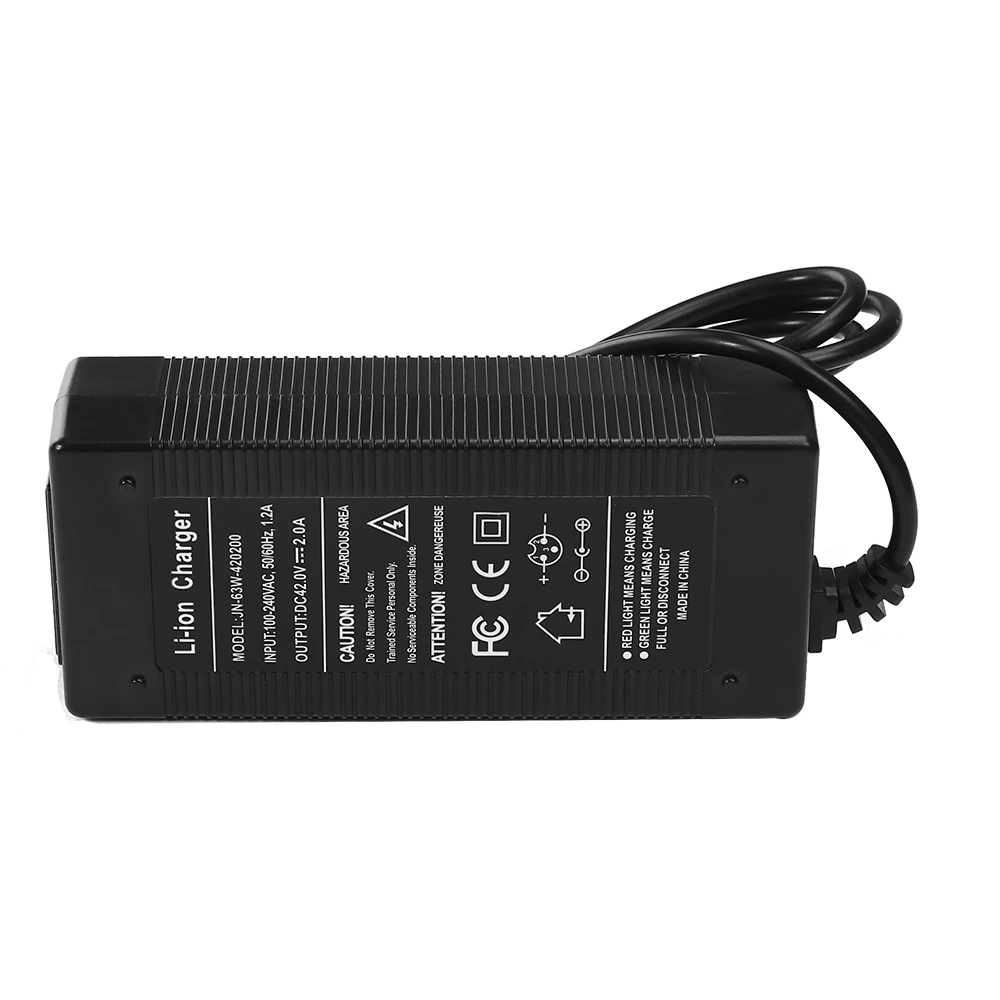 42V Charger Output 2A Input 100-240V AC for Turboant X7 36V 10S Battery Pack AE Board DC 5.5 X 2.1MMJack Plug