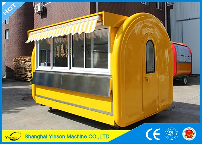 YS-BF300C мобильный Продовольственная корзина для жарки/OB фургон для продажи/фритюрница питания прицепа