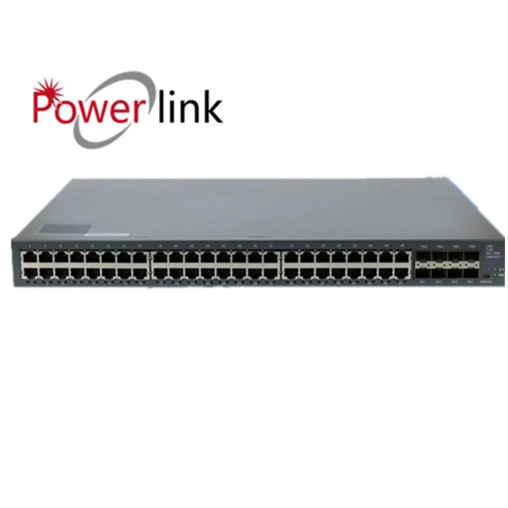 Корпоративный волоконно-оптический сетевой коммутатор 48 портов GE TP + 8SFP + 10G Ethernet Websmart SNMP Combo CLI Telnet консоль NMS управляемая VLAN